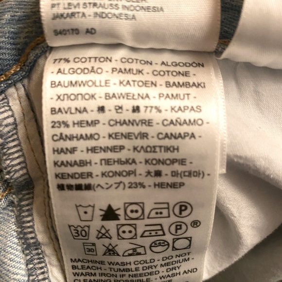 Levi’s High Loose Jean | High Waist Wide Leg Light Wash Denim - Picture 10 of 10